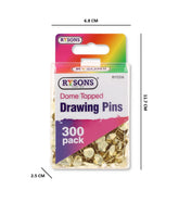 300PK DOME TOPPED DRAWING PINS